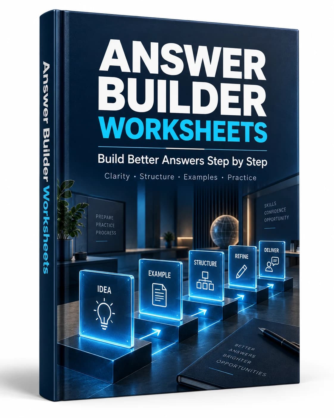 Cover of Answer Builder Worksheets — 20 pages